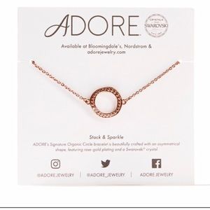 Adore by Swarovski Organic Circle in Rose Gold